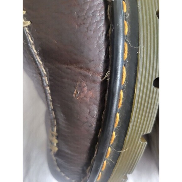 Dr Martens 11233 Size 8 Loafers Brown Leather Slip On‎ Casual Comfort Docs main image 5